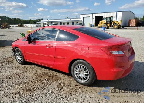 2012 Honda Civic Lx из США, поврежденный, VIN 2HGFG3B51CH541060